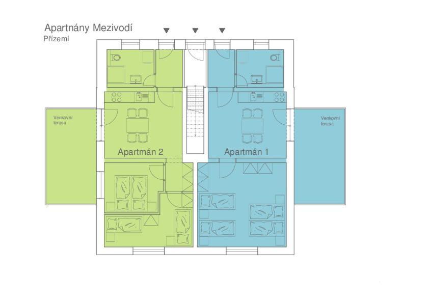 Apartmány Mezivodí Kycera Exterior foto